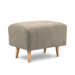 Šedobéžová podnožka Kooko Home Twist