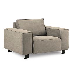 Šedobéžové křeslo Kooko Home Modern