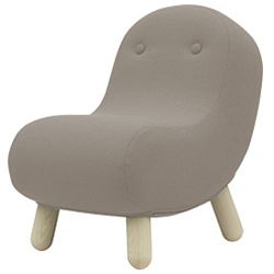 Šedobéžové křeslo Softline Bob Valencia Sand