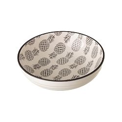 Šedobílá porcelánová miska Unimasa Pinna, ⌀ 12,9 cm