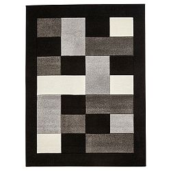 Šedočerný koberec Think Rugs Matri x , 80 x 150 cm