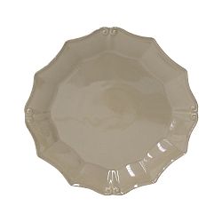 Šedohnědý talíř Costa Nova Barroco, Ø 36 cm