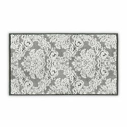 Šedý bavlněný ručník 40x71 cm Damask – Foutastic