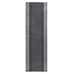 Šedý běhoun Hanse Home Monica, 80 x 350 cm
