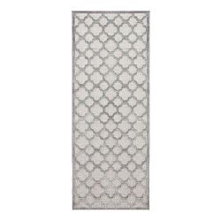 Šedý běhoun z viskózy Mint Rugs Bryon, 80 x 250 cm