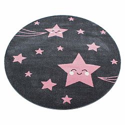 Šedý dětský koberec ø 120 cm Kids – Ayyildiz Carpets