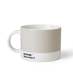 Šedý hrnek na čaj Pantone Warm Gray 2, 475 ml