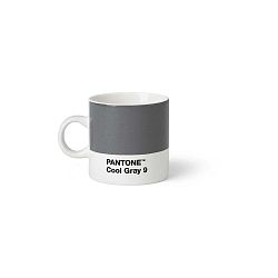 Šedý hrnek Pantone Espresso, 120 ml