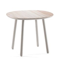 Šedý  jídelní stůl z masivu EMKO Naïve, 90 cm