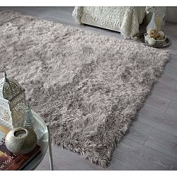 Šedý koberec Flair Rugs Dazzle Silver, 80 x 150 cm