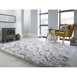Šedý koberec Flair Rugs Sheepskin, 80 x 150 cm