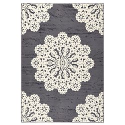 Šedý koberec Hanse Home Gloria Lace, 120 x 170 cm