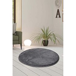 Šedý koberec Milano, ⌀ 90 cm