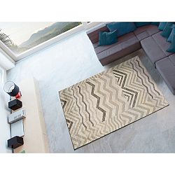 Šedý koberec Universal Belga Aztec, 70 x 220 cm