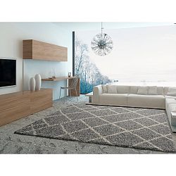 Šedý koberec Universal Kasbah Grey, 133 x 190 cm