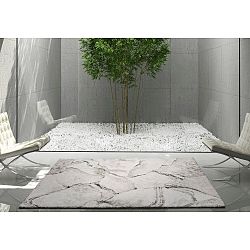 Šedý koberec Universal Sherpa Grey, 60 x 120 cm