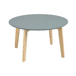 Šedý konferenční stolek Actona Molina, ⌀ 80 cm