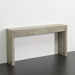 Šedý konzolový stolek Thai Natura, 140 x 75 cm