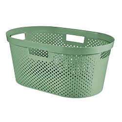 Šedý koš na prádlo Curver Infinity, 40 l