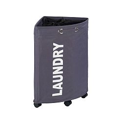 Šedý koš na prádlo Wenko Tresco, 50 l
