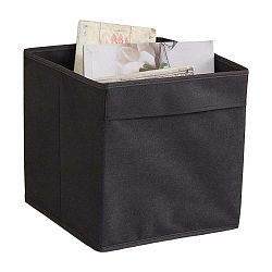 Šedý látkový úložný box 30x30x30 cm – Mioli Decor