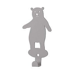 Šedý nástěnný věšák Bloomingville Bear