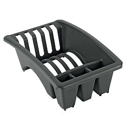 Šedý odkapávač na nádobí Metaltex Solo