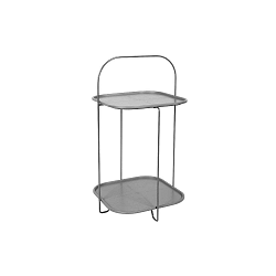 Šedý odkládací stolek Leitmotiv Trays