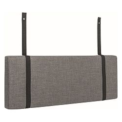 Šedý podhlavník k posteli Vox Concept, 90 cm