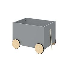 Šedý pojízdný box na hračky BELLAMY Lotta