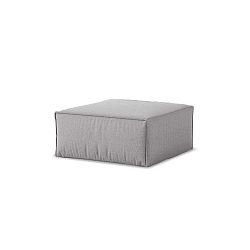 Šedý puf Cosmopolitan Design Miami, 65 x 65 cm