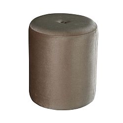Šedý puf JohnsonStyle Ellen Magic Velvet, ⌀ 40 cm