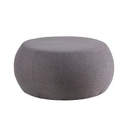 Šedý puf sømcasa Alan, ø 75 cm