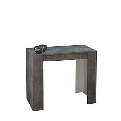 Šedý rozkládací jídelní stůl TemaHome Elastic