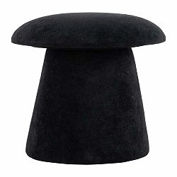 Šedý sametový taburet Mushroom – Leitmotiv