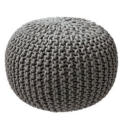 Šedý sedací puf loomi.design
