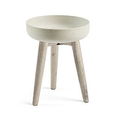 Šedý stojan na květiny La Forma Stahl, Ø 36 cm