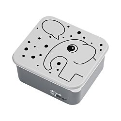 Šedý svačinový box Done by Deer Contour