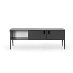 Šedý TV stolek Tenzo Uno, šířka 137 cm