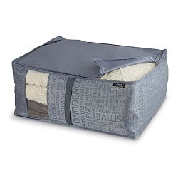 Šedý velký úložný box Domopak Urban