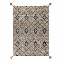 Šedý vlněný koberec Flair Rugs Diego, 120 x 170 cm