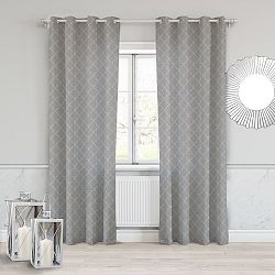 Šedý závěs Slowdeco Morrocco, 140 x 250 cm
