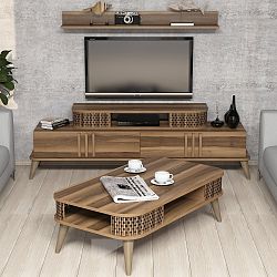 Sestava nábytku do obývacího pokoje Eylul Walnut