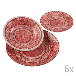 Set 18 keramického nádobí Versa Vajilla Roja