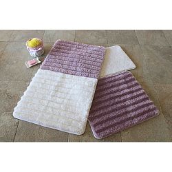Set 3 koupelnových předložek Brownies