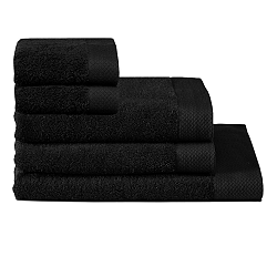 Set 5 ručníků Pure Black