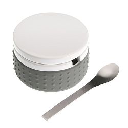 Set šedé dózy na cukr se lžičkou Versa Spoon