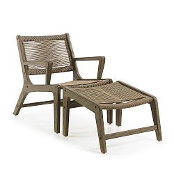 Set zahradního křesla a podnožky La Forma Basso