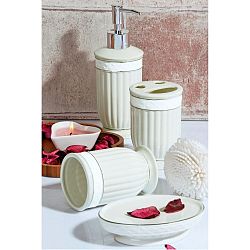 Set zelených koupelnových doplňků Victorian