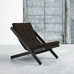 Skládací křeslo Karup Boogie Black/Choco Brown